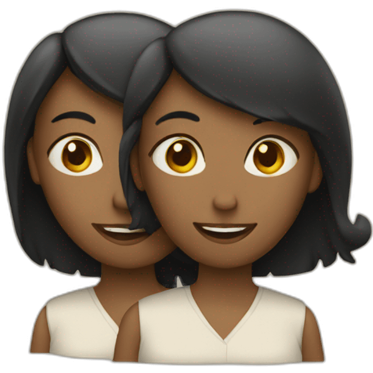 two women talking emoji