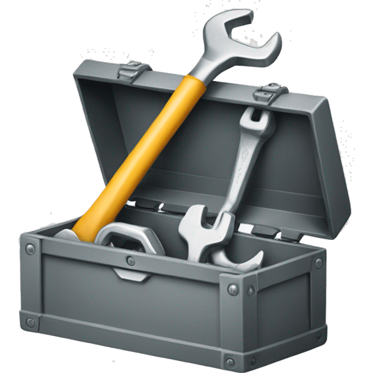 tool box with a spanner emoji