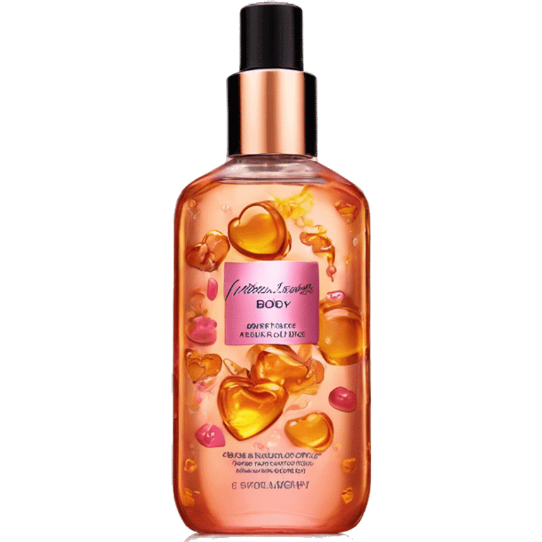 victoria’s secret amber romance body mist emoji