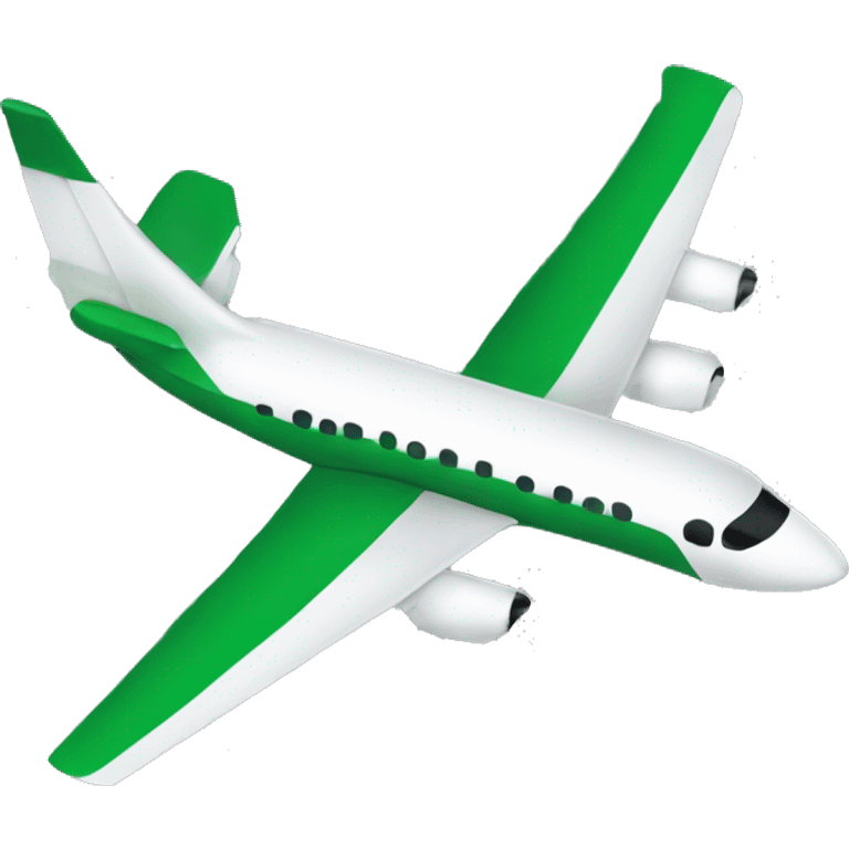 Plane boero verde y blanco con número 15 emoji