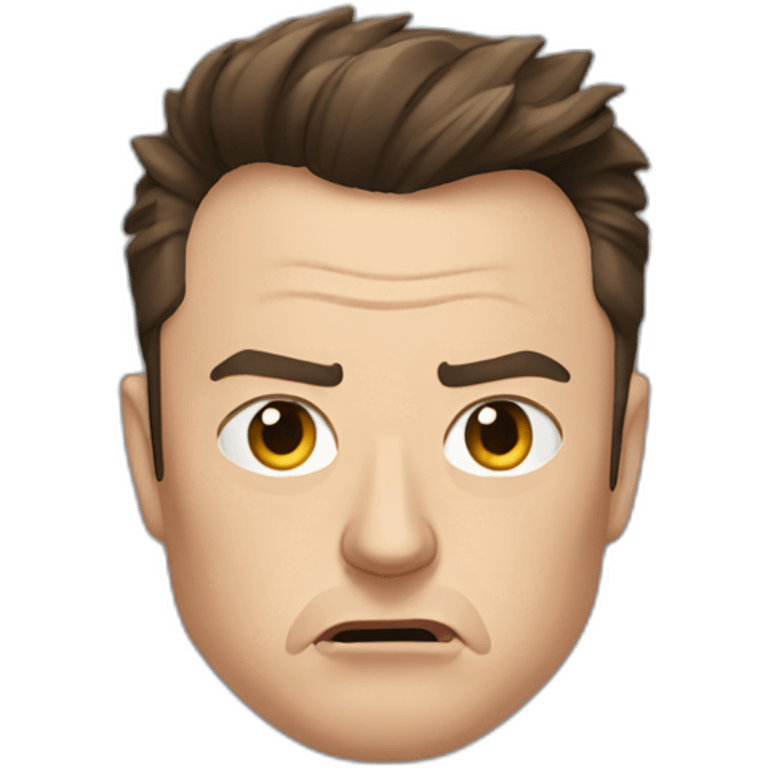 angry Elon musk emoji