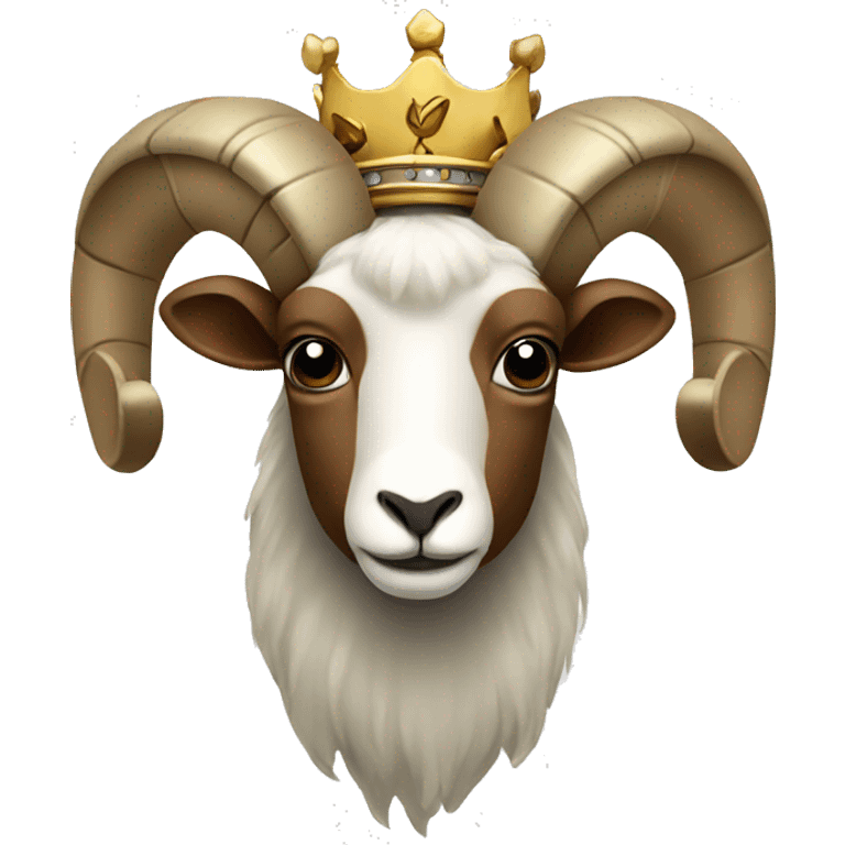 Ram with crown emoji