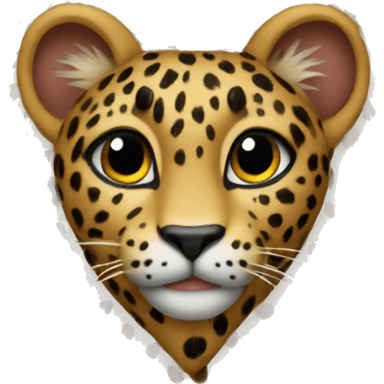 Lepard heart emoji