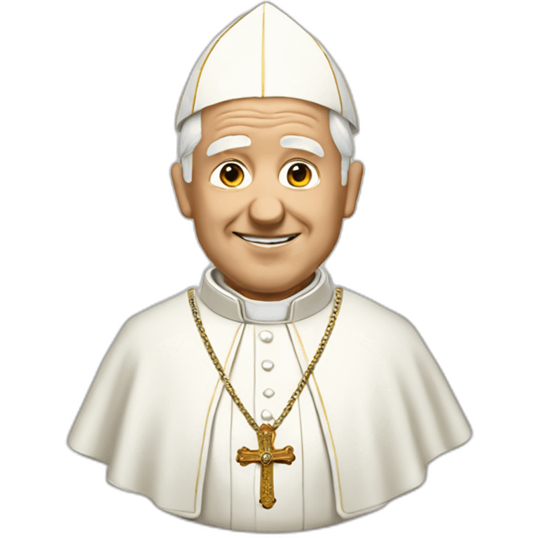 The pope emoji