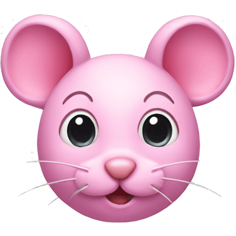 Pink mouse emoji