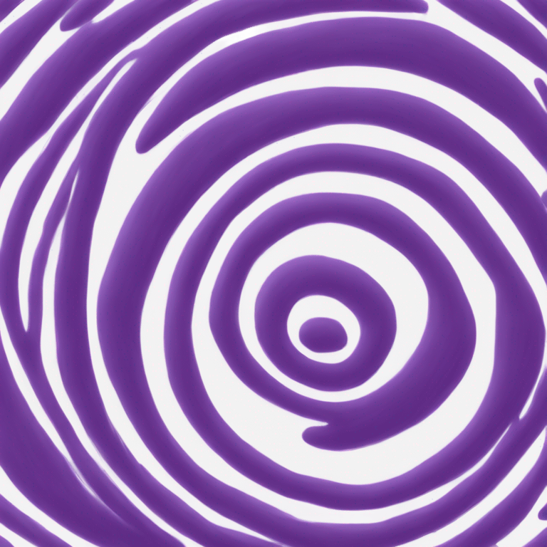 one large purple circle swirl  emoji