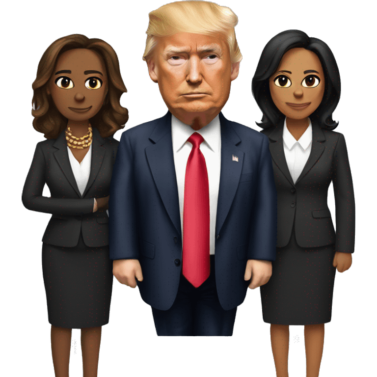 trump + kamala emoji