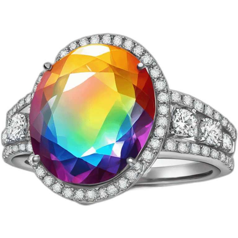 Jonathan Toews as rainbow diamond ring emoji