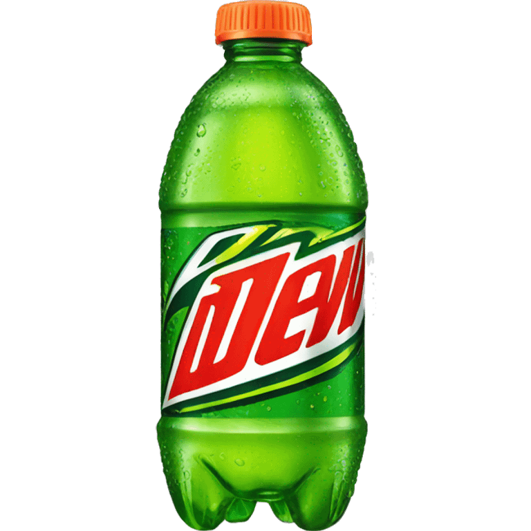 Mountain dew bottle  emoji