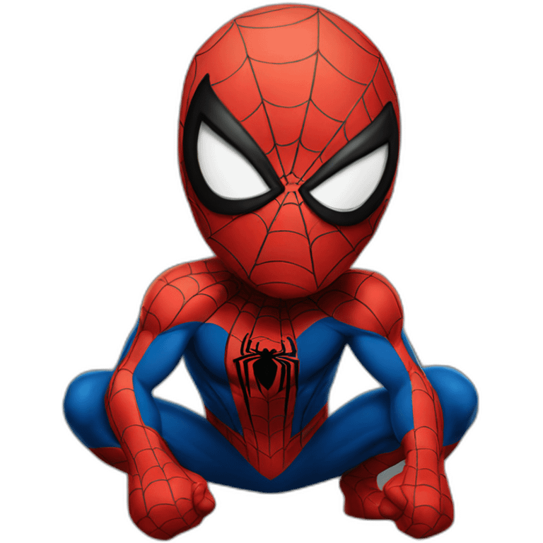 angry spiderman emoji