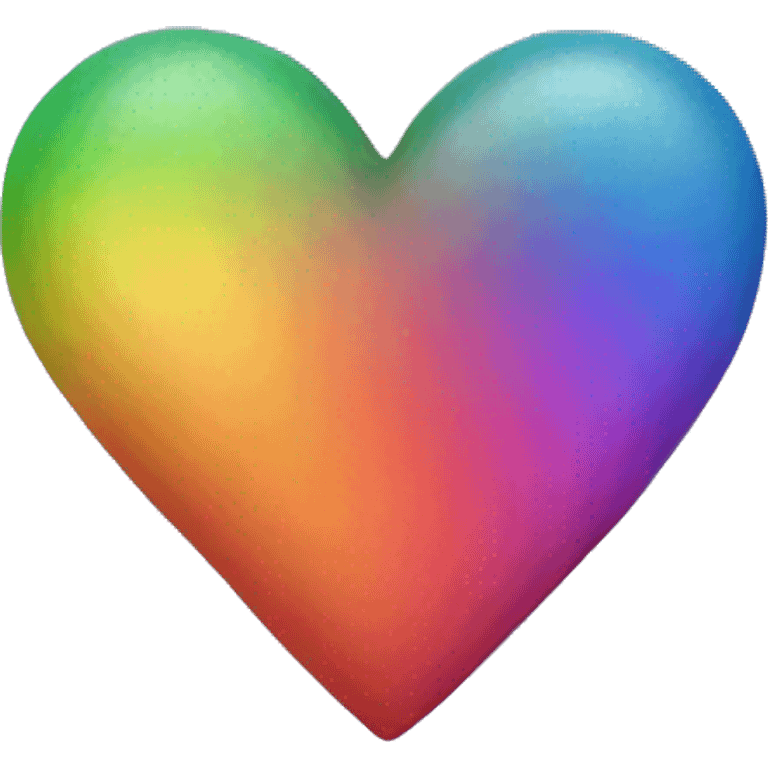 Rainbow heart emoji