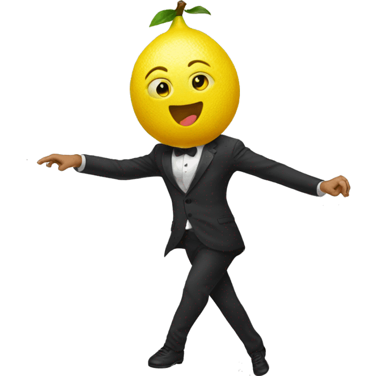 Dancing lemon  emoji