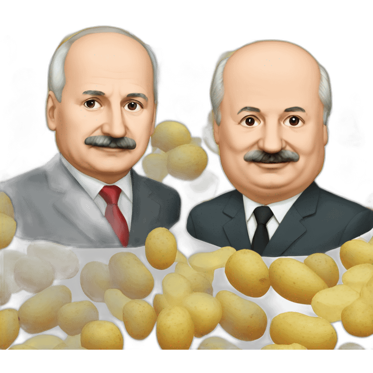 Lukashenko and potato emoji