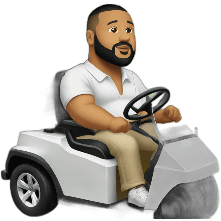 dj khaled driving golf cart emoji