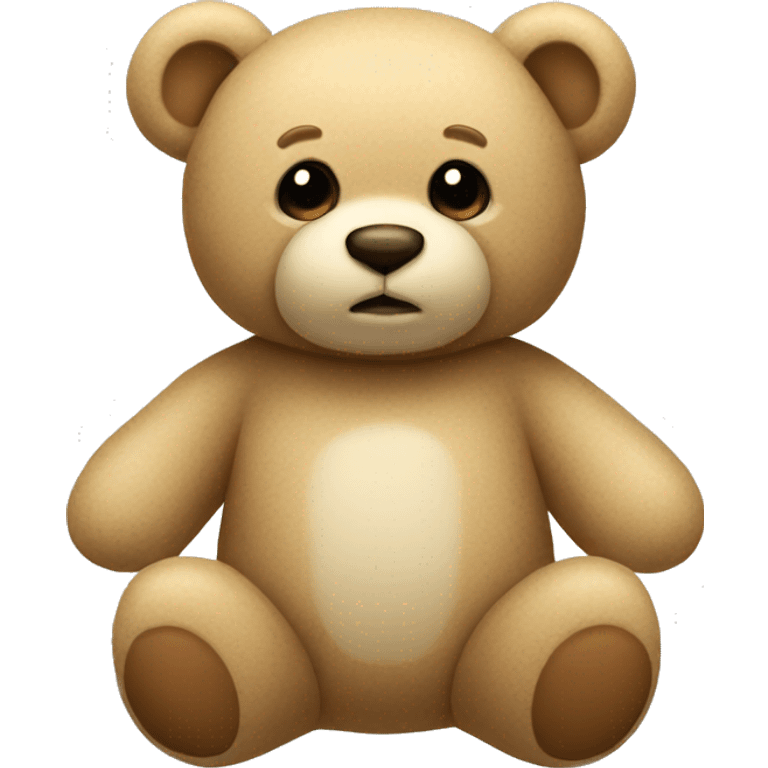 Beige teddybear emoji