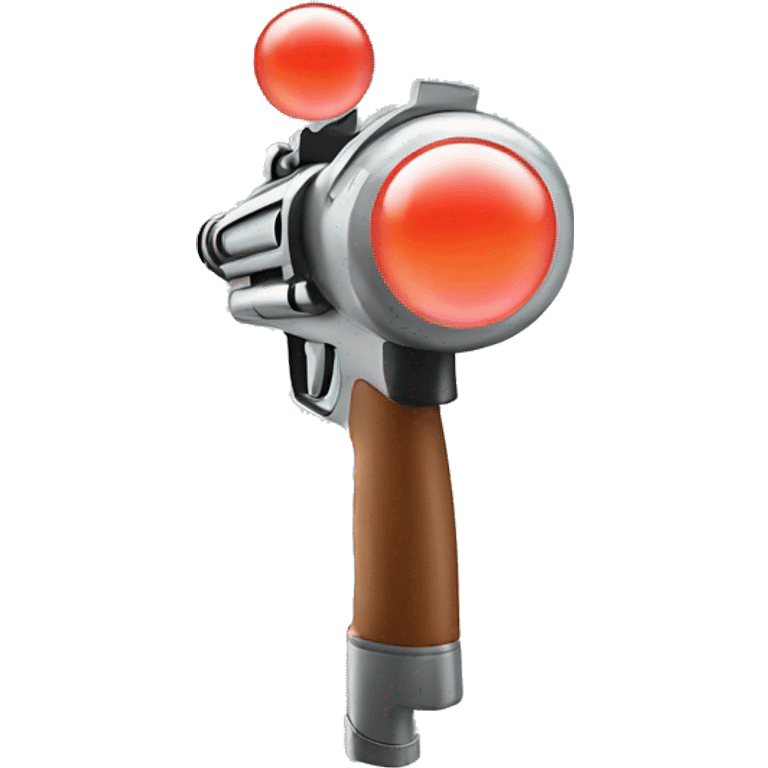 Bubble shooting gun emoji