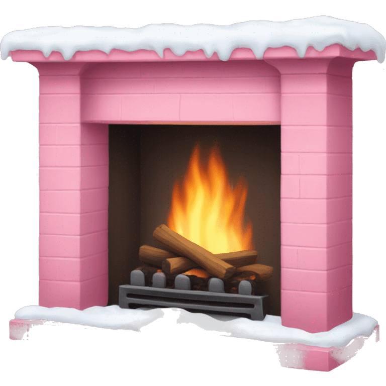 Winter Pink FirePlace emoji