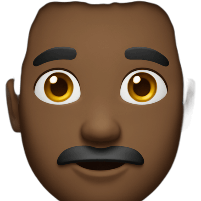 Black hair men emoji