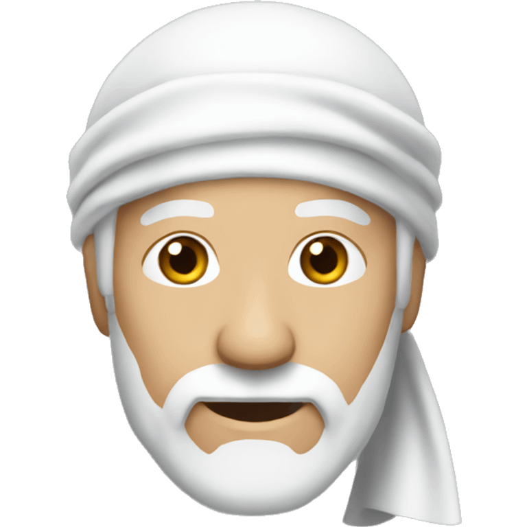 Old white man wearing a durag emoji