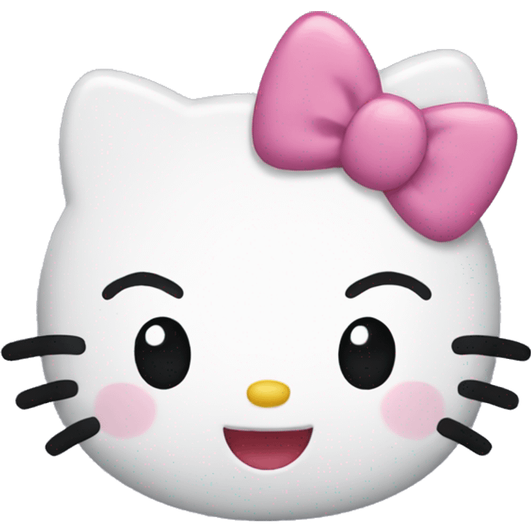 hello kitty smiling emoji