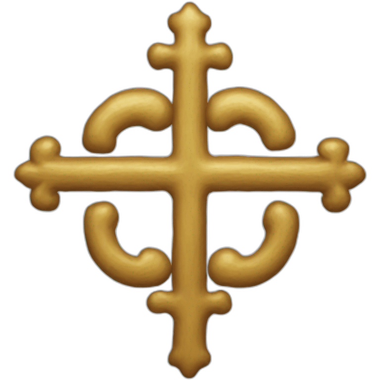 Croix inversé emoji