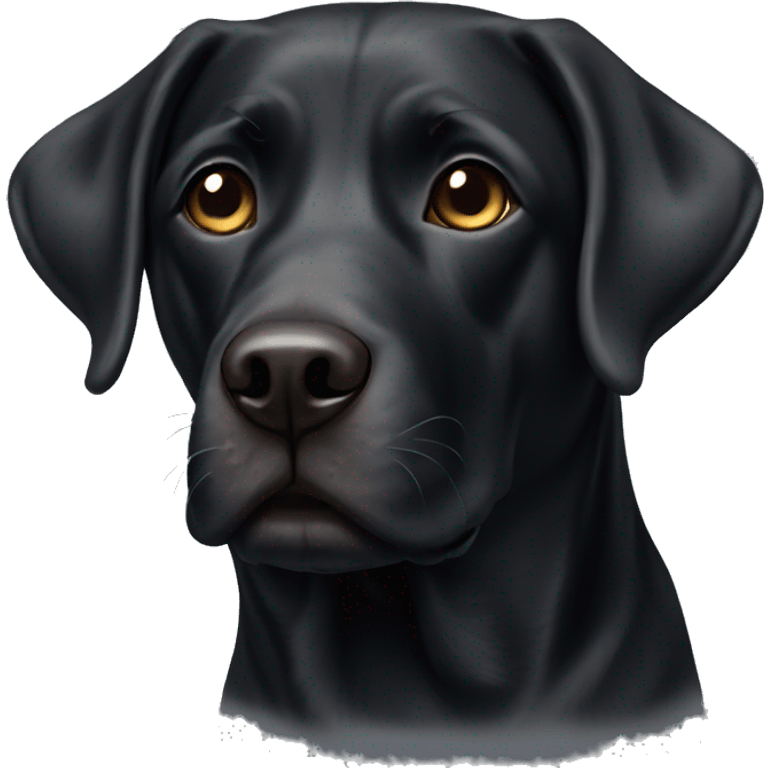 Black Labrador emoji