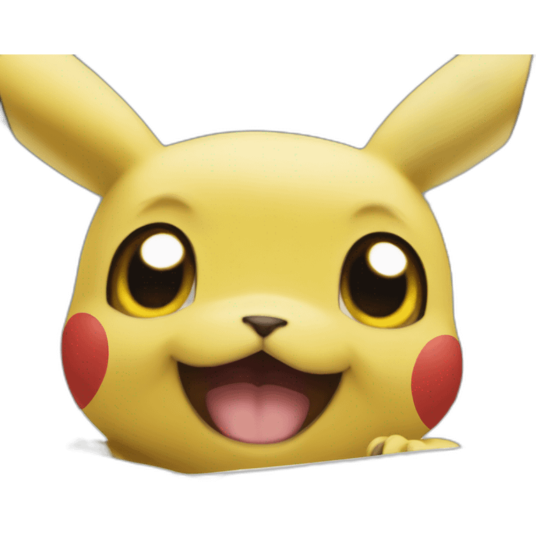 pikachu hearteyes emoji