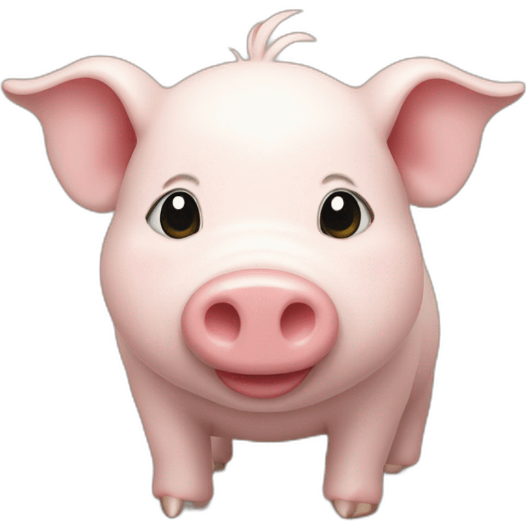 Un cochon emoji