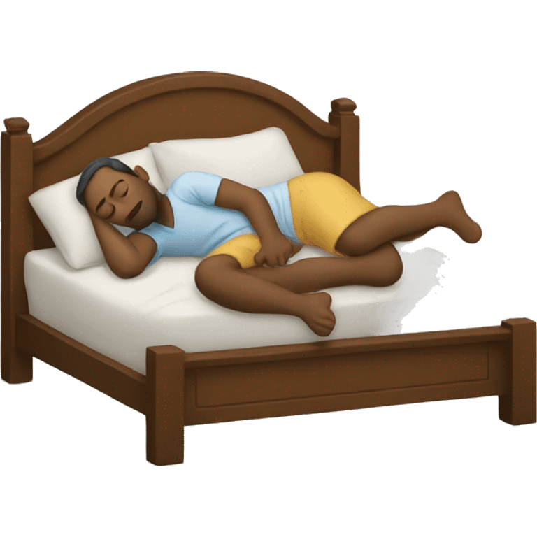 Man sleeping emoji