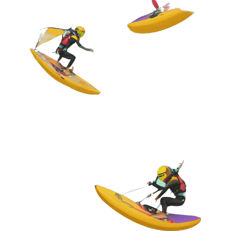 Kitesurfing emoji