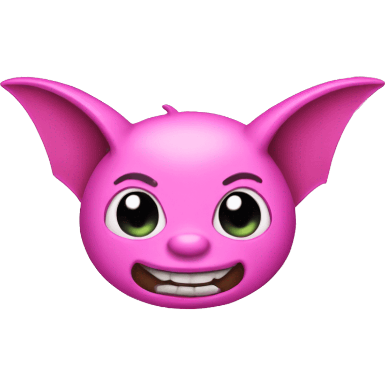 Pink bat emoji