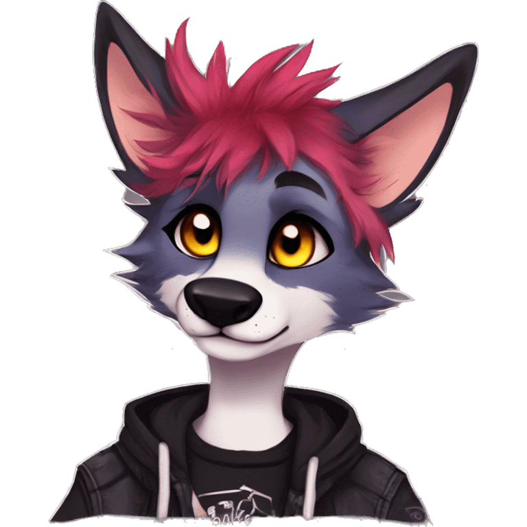 Edgy punk anthro furry by Falvie, LiLaiRa, griffsnuff, AngieWolf emoji