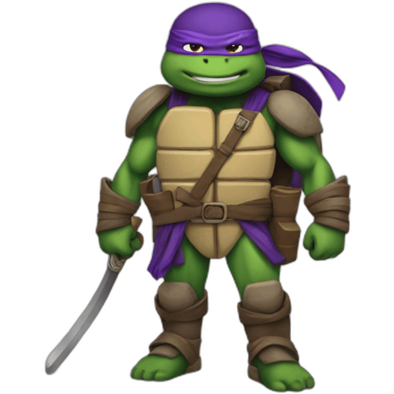 Teenage mutant ninja purple emoji