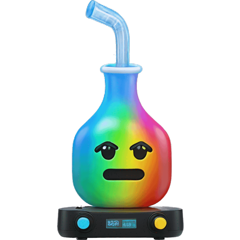 Rgb Electric dab rig emoji