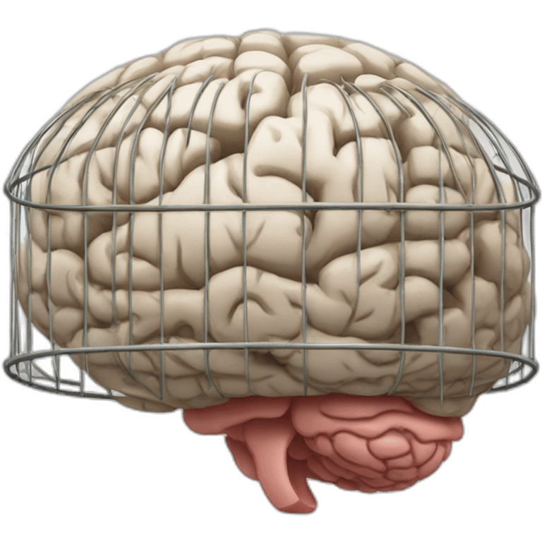 brain in a cage emoji