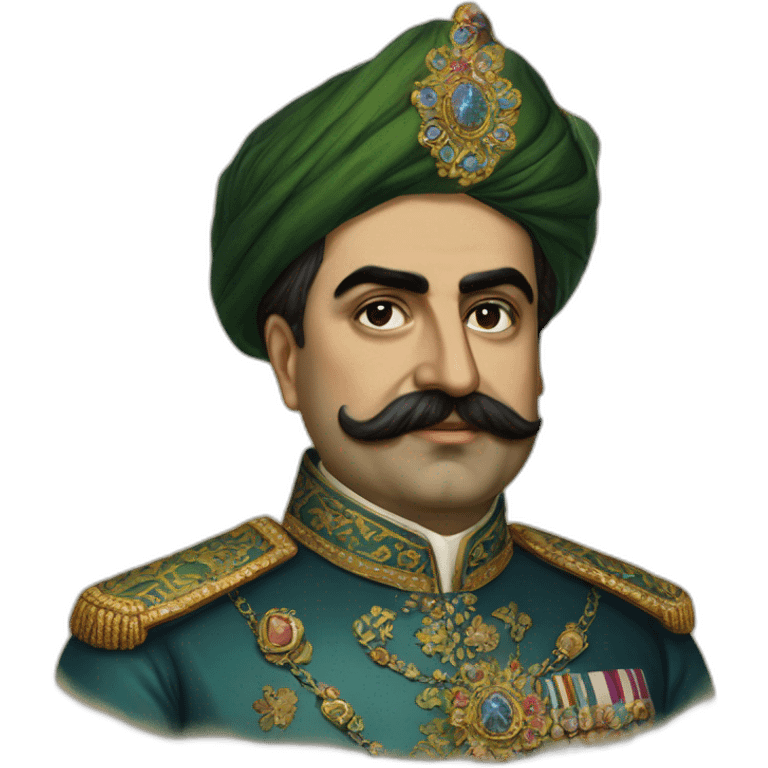 Nasir al-Din Shah Qajar emoji