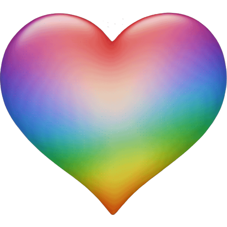 Rainbow heart emoji