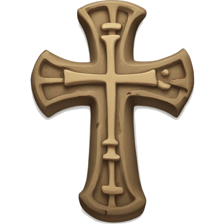 Cross from bones emoji