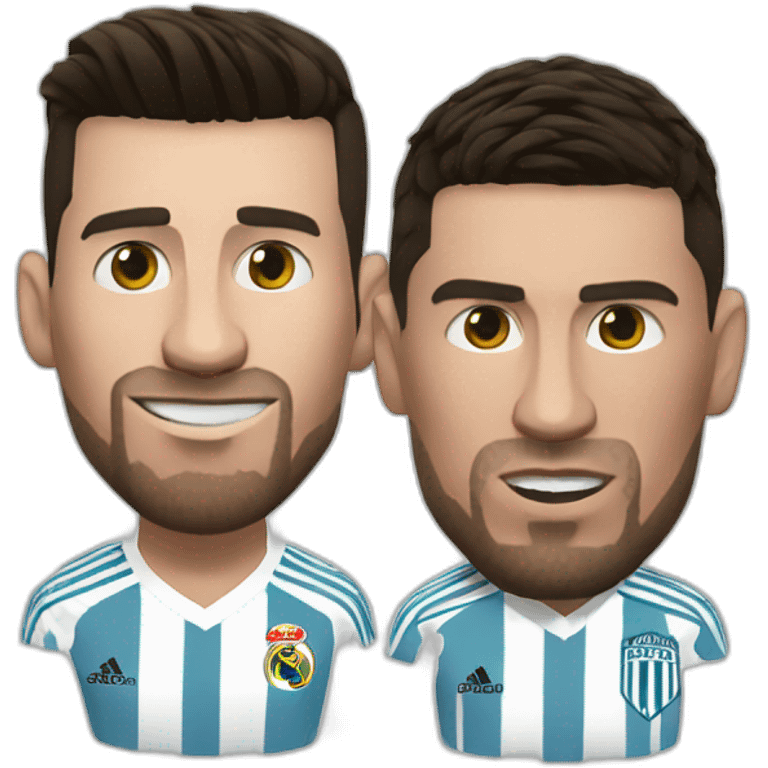 messi vs ronaldo emoji