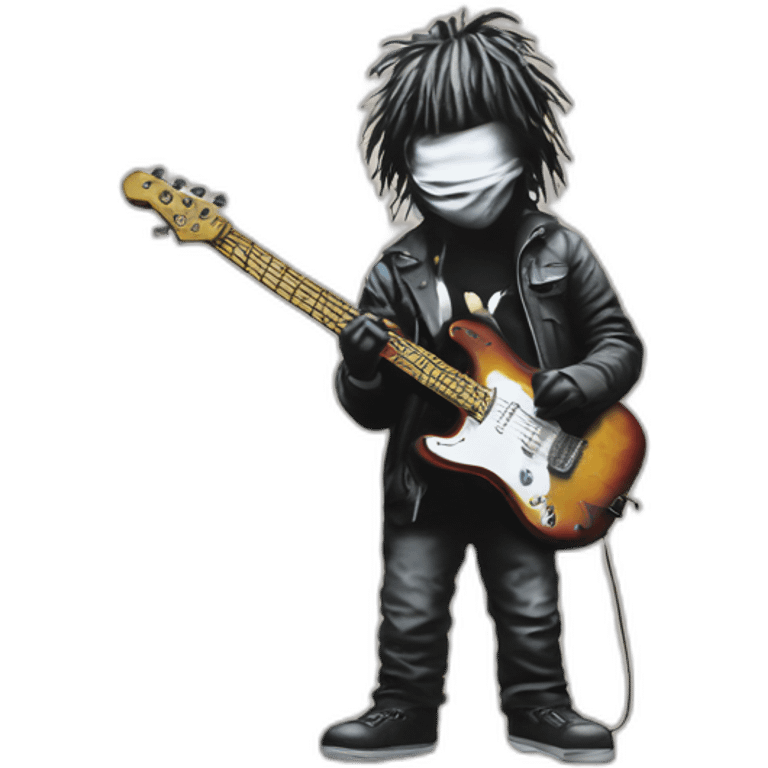 guitarist by Banksy emoji