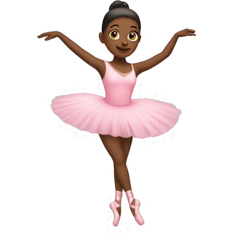 Pink ballet dancer emoji