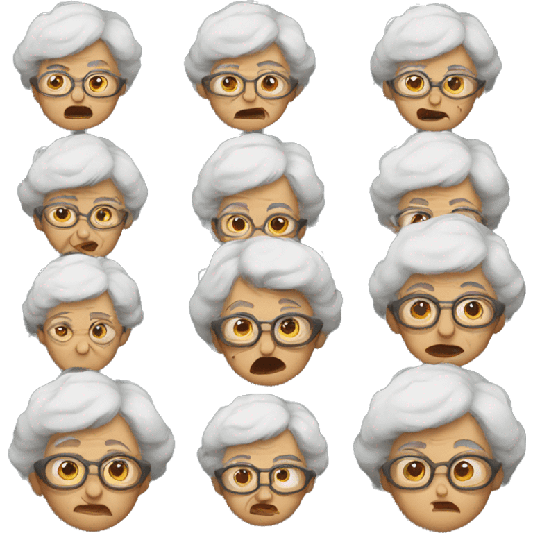 Bad grandma  emoji