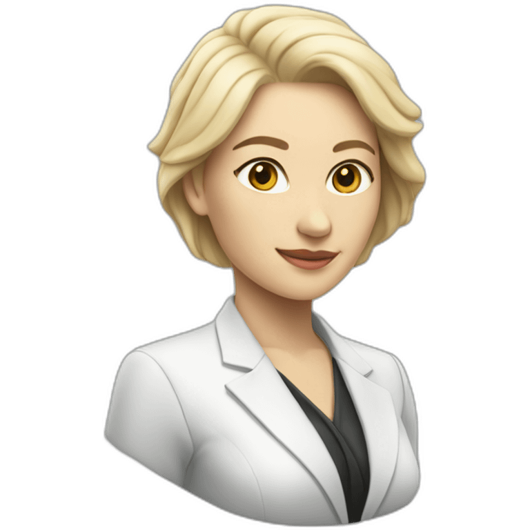 woman-white-skin-in-suit-angle-in glass emoji