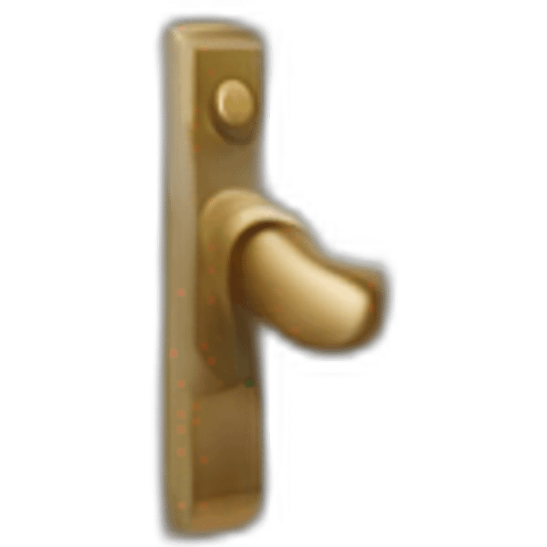 One light gray wooden open door emoji