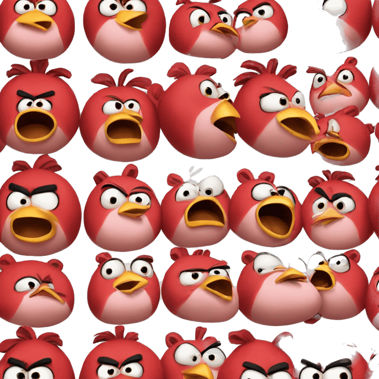 Angry Bird Popping Piggies emoji