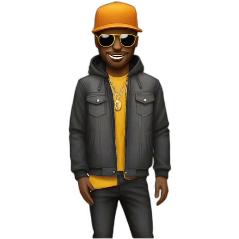 Gazo le rappeur avec leto emoji