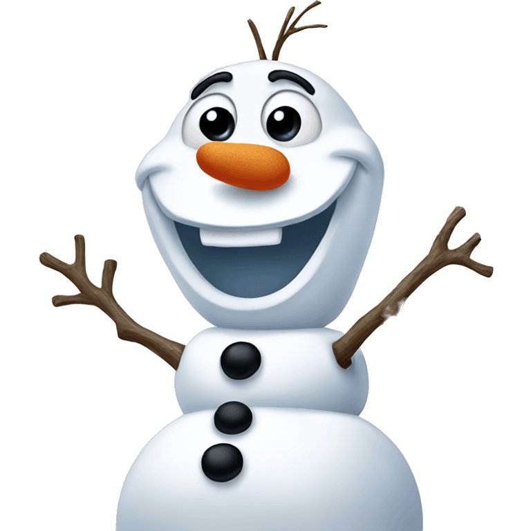 Olaf the snowman emoji