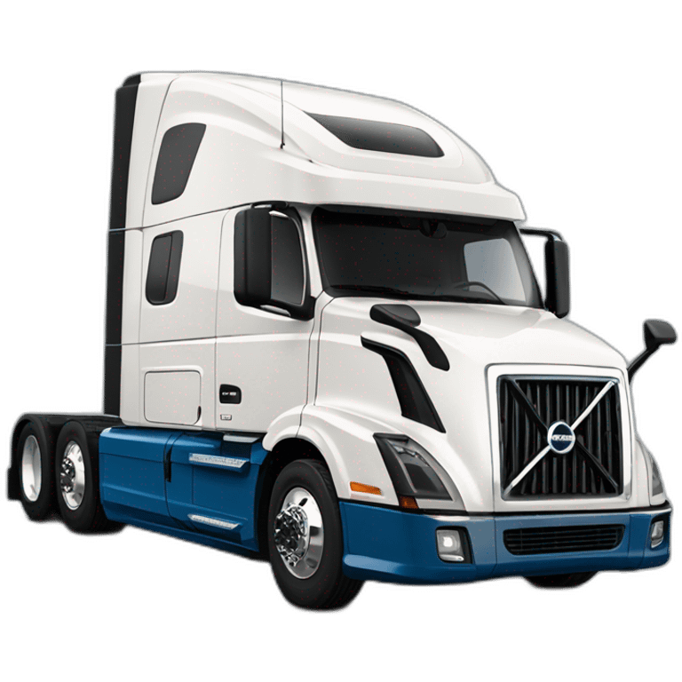 volvo vnl 860 bobtail blue colot emoji