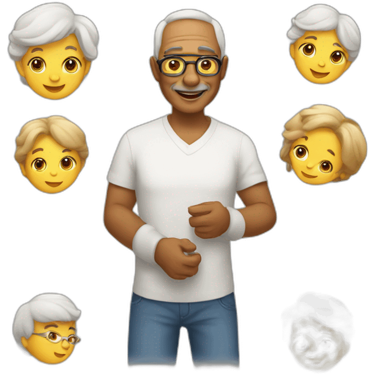 Papa sur maman emoji