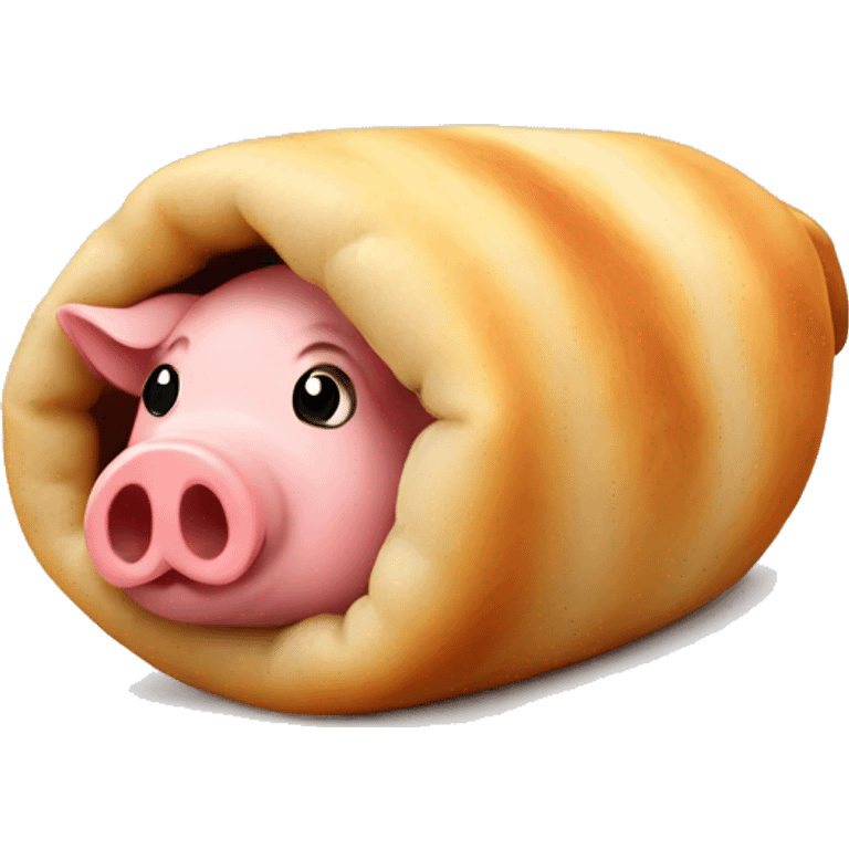 pigs in a blanket emoji